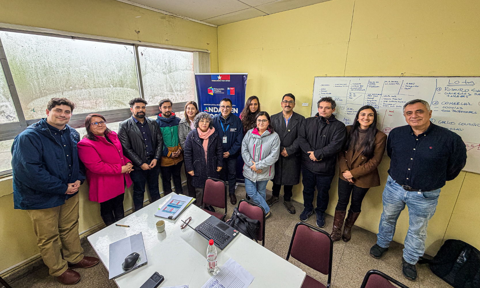 SLEP Andalién Costa fortalece mesa de trabajo con representantes del Colegio de Profesoras y Profesores